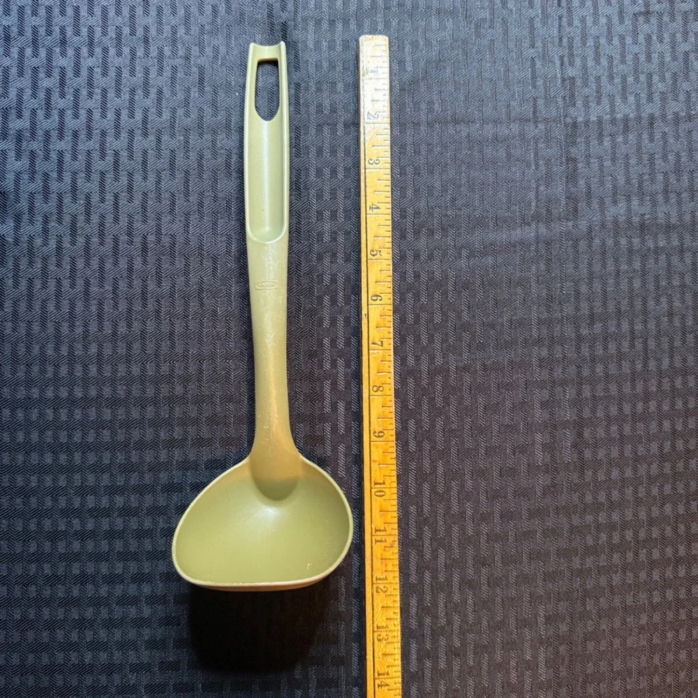Vtg IKEA‎ Ladle Soup Spoon Pale Green Kitchen Utensil